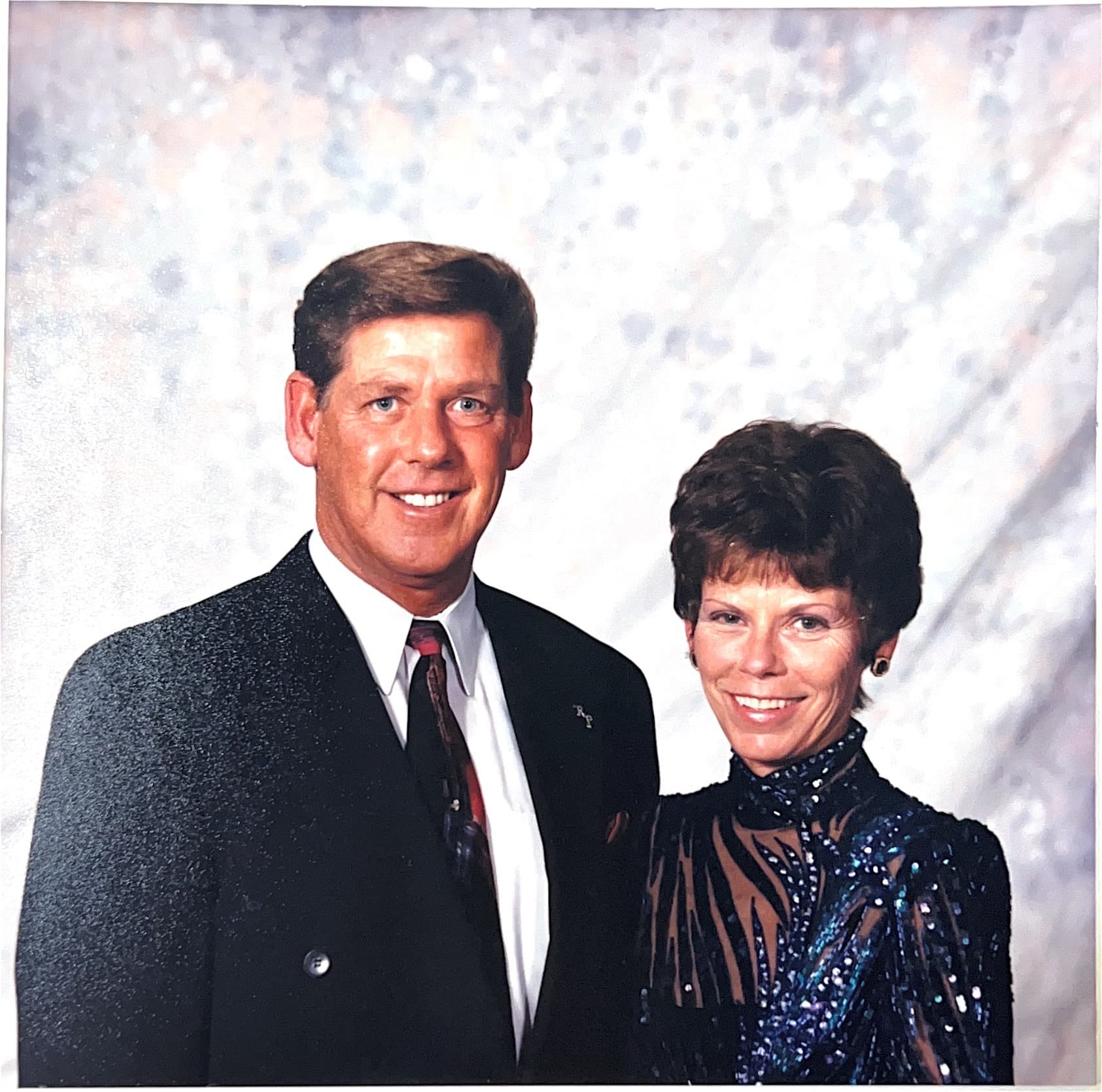 A formal portrait of Ron and Georgia Lee Puryear